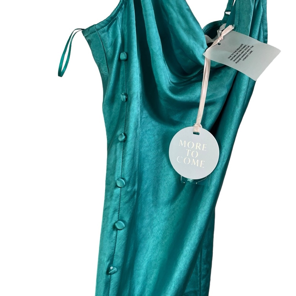 NWT More to Come Haven Midi Dress in Teal - Picture 4 of 6
